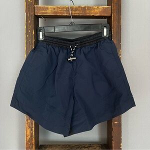 Lululemon Athletica Dark Blue Elastic Waist Shorts
